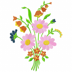 Flowers And Tree Embroidery Design 10 Flowers And Tree Embroidery Design 10